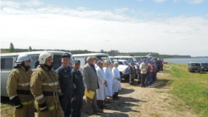 Проведены учения на Вурнарском водохранилище