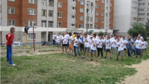 В ТОС «Ахазовский» состоялось торжественное открытие новой детской площадки