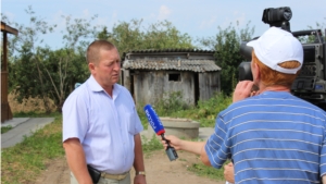 Красночетайский район в очередной раз посетила съемочная группа ГТРК «Чувашия»