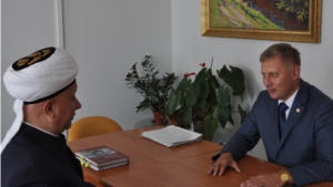 Министр культуры Чувашии встретился с муфтием А. Кргановым