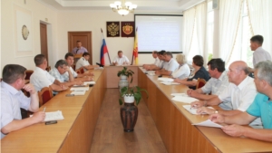 Заседание Урмарского районного Собрания депутатов