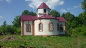 Ниме на строительстве  храма в селе Янишево