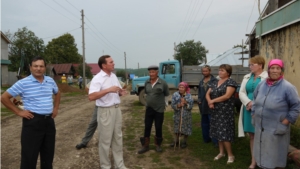Владимир Кузьмин встретился с жителями Большечурашевского сельского поселения