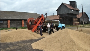 Главная задача аграриев  Шемуршинского района - уборка зерновых и сев озимых культур