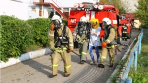 Командно-штабная тренировка "Взрыв бытового газа" на территории Козловского городского поселения