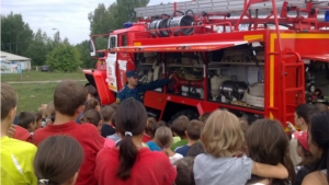 День пожарной безопасности в детском лагере «Романтика»