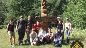 Студенты из Германии - гости национального парка "Чёваш вёрман."