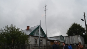 В деревне Нижеры Мариинско-Посадского района состоялась  торжественная церемония пуска газа