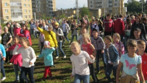 В Московском районе г. Чебоксары продолжаются «Зарядки со звездой»