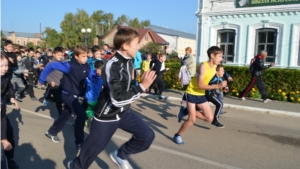 В Мариинском Посаде состоялся районный этап Всероссийского Дня бега «Кросс наций – 2014»