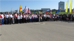 Сотрудники Госслужбы приняли участие  во Всероссийском дне бега «Кросс Наций – 2014»