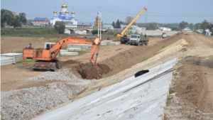 Строительство II очереди защитных сооружений от паводковых вод на реке Цивиль г. Цивильска