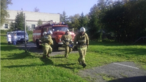 Службы экстренных служб Вурнарского района  при реагировании на дорожно-транспортные происшествия