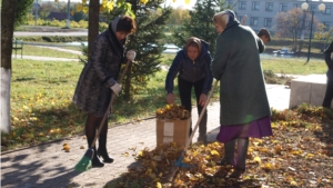 Осенний месячник по санитарно-экологической очистке и благоустройству населенных пунктов Аликовского района