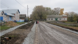 Строительство  асфальтрованной  дороги  в д. Эпшики