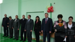 В Советской школе Ядринского района сегодня состоялось открытие обновленного спортивного зала