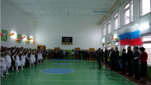 В Большечурашевской школе Ядринского района большой праздник: открылся обновленный спортивный зал