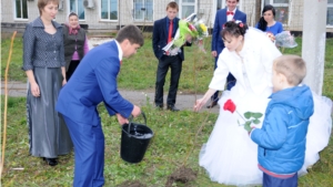 Павел и Мария Ермаковы посадили свое «семейное дерево»