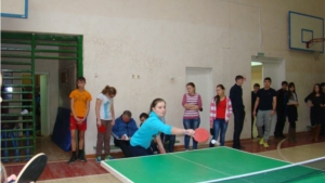Первенство Урмарского района по настольному теннису среди девушек и юношей