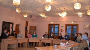 Встреча главы администрации Е.В. Лебедева с детьми с ограниченными возможностями здоровья