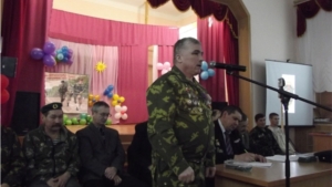 В рамках Дня работника органов государственной безопасности РФ в гимназии прошла встреча с членами Чувашской Республиканской общественной организации пограничников «Пограничное братство»