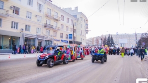 27 декабря в Чебоксарах прошел конкурс декорированных автомобилей «НОВОГОДНИЙ АВТОКАРНАВАЛ»