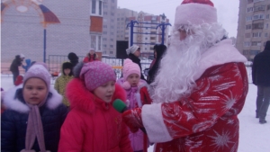 Победитель городского конкурса «Новогодний двор» - ТОС «Миттовский» - провел серию праздничных мероприятий по месту жительства