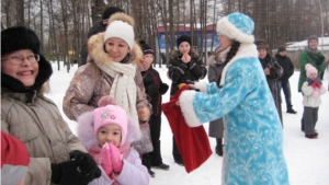 В чебоксарских парках проходят новогодние игровые программы для детей