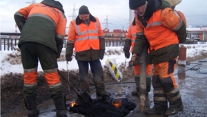 В Чебоксарах начался ямочный ремонт дорог