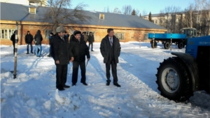 Начальник Гостехнадзора Чувашии Владимир Димитриев с рабочим визитом посетил Ядринский район