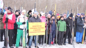 Соревнования по лыжным гонкам в рамках III Спартакиады работников лесного хозяйства Чувашской Республики