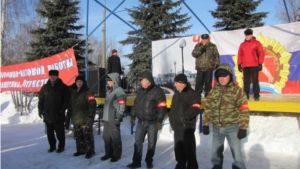 В Московском районе г. Чебоксары состоялось торжественное открытие месячника оборонно-массовой и спортивной работы