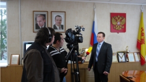 Глава Ядринской районной администрации Владимир Кузьмин провел пресс-конференцию с ведущими журналистами Чувашии
