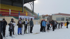 Шемуршинские школьники участники соревнований по лыжным гонкам