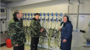 Рабочая поездка в Батыревский район (04.02.2015)