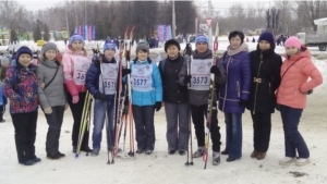 Сотрудники Минкультуры Чувашии приняли участие во Всероссийской массовой лыжной гонке «Лыжня России-2015»