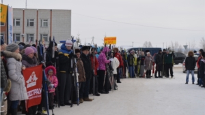 В Мариинско-Посадском районе прошел районный этап XXXIII  открытой Всероссийской массовой лыжной гонки «Лыжня России-2015»