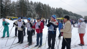 Работники Шумерлинского лесничества приняли участие в «Лыжне России-2015»