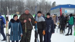 Работники Вурнарского лесничества стали участниками «Лыжни России-2015»