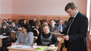 Состоялось очередное совещание руководителей образовательных организаций Мариинско-Посадского района