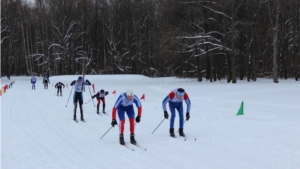 Зимние сельские спортивные игры в Ядринском районе: лыжные гонки