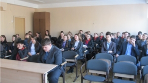 Встреча учащихся СОШ №3 и Молодежной избирательной комиссии