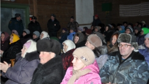 Глава администрации Батыревского района участвовал на собраниях жителей Бахтигильдинского сельского поселения