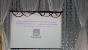 В Мариинско-Посадском городском поселении состоялось заключительное отчетное собрание перед населением города