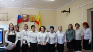 Поздравления с Днем защитника Отечества в Ядринской районной администрации