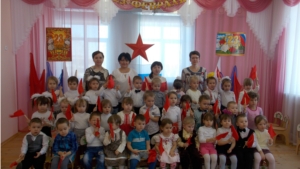 Праздник, посвященный Дню Советской Армии в  МА ДОУ «Козловский ЦРР-детский сад «Пчёлка»