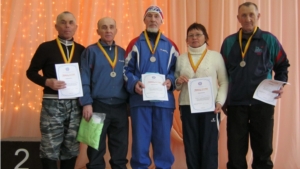 Соревнование по лыжным гонкам среди лиц пожилого возраста Мариинско-Посадского, Козловского и Урмарского районов
