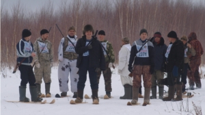 В Аликовском районе состоялись республиканские соревнования по охотничьему биатлону, приуроченные ко Дню защитника Отечества