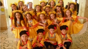 Народный детский хореографический ансамбль «Подсолнух» на конкурсе «Калейдоскоп талантов»