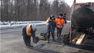 Зимнее содержание автодорог Чувашской Республики и ямочный ремонт: состоялся пресс-тур для представителей СМИ